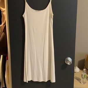 White slip dress